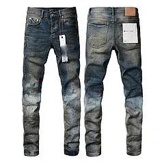 Purpul Jeans Slim distressed paint-splatter product detail image 41
