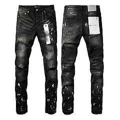 Purpul Jeans Slim distressed paint-splatter product detail image 47
