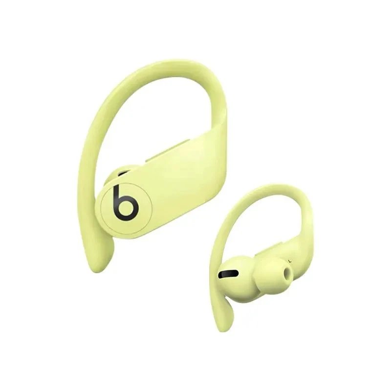 Beats Headphones Powerbeats Pro true wireless ear-hook earbuds — Yellow [Hot Sale】
