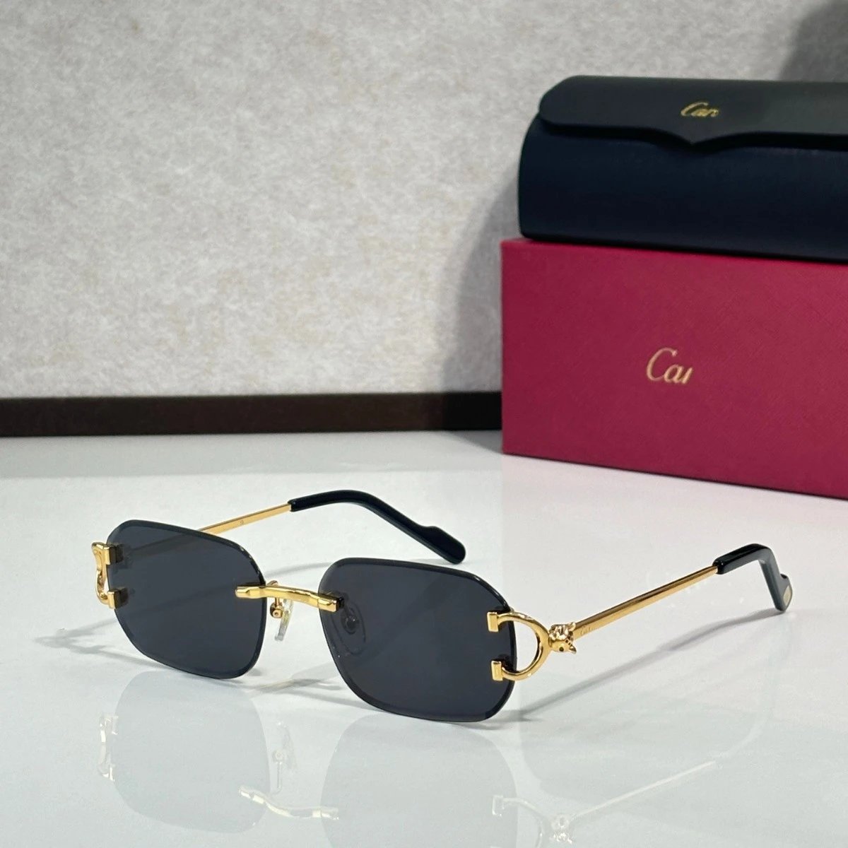 Cartier Eyewear CT0759S Rimless Square Sunglasses image 2