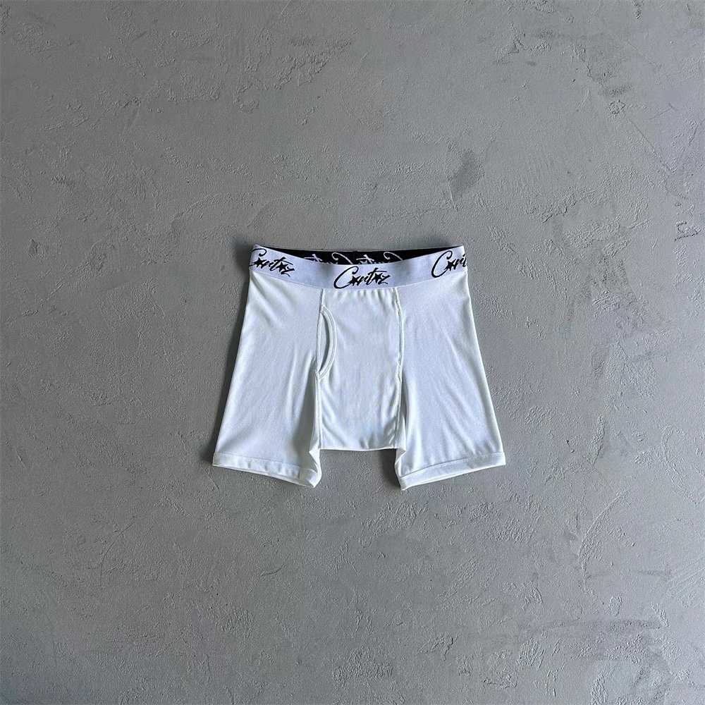 Corteiz Underwear Alcatraz Logo Boxer Briefs — Three white star