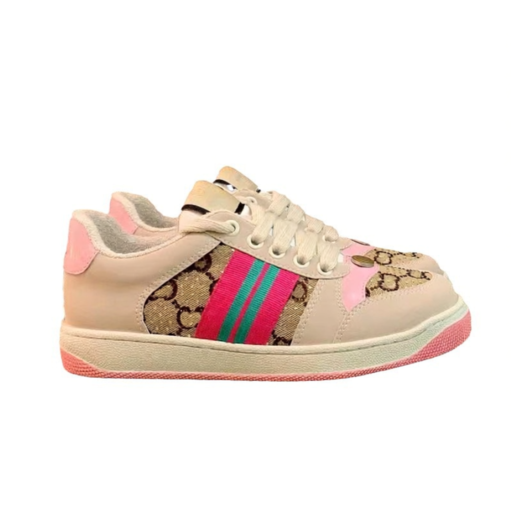 Gucci Sneakers Screener low-top lace-up with Web stripes and GG pattern panels image 5
