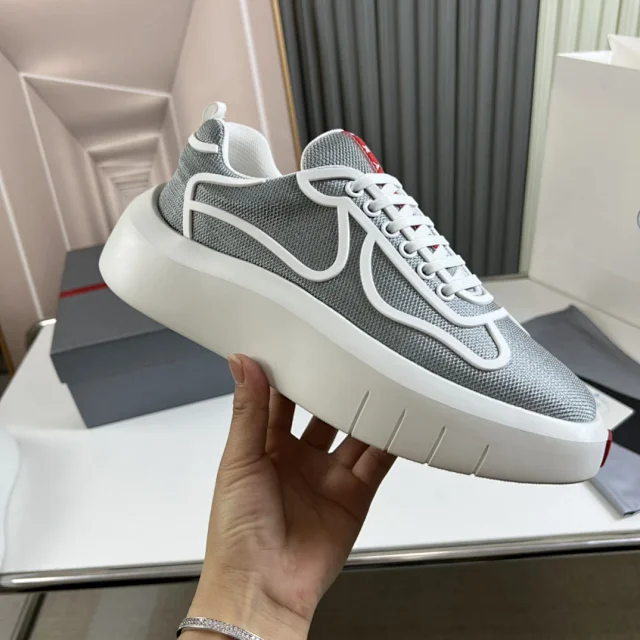 Unbranded Sneakers Mesh lace-up with chunky platform soles product detail image 4