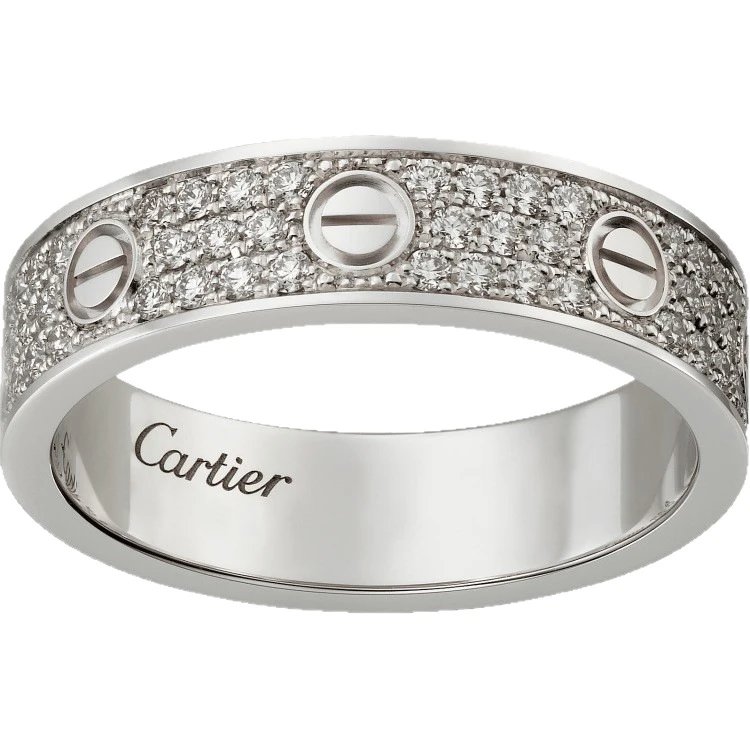 Cartier Jewelry Love screw-motif ring image 5