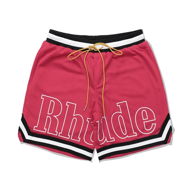 Rhude Shorts Logo-Print Drawstring product detail image 24