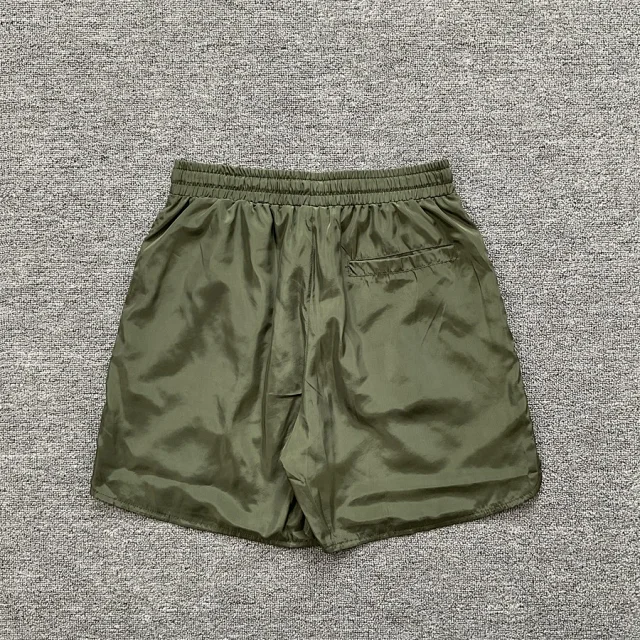Saint Vanity Shorts Drawstring with embroidered patch and side rivets product detail image 6