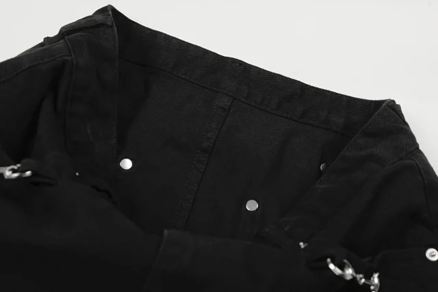Unbranded Jeans K5621 bootcut with metal horsebit pocket details product detail image 20