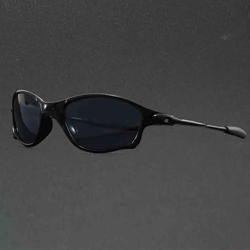 Unbranded Eyewear Metal-frame wraparound sunglasses with oval temple accents product image