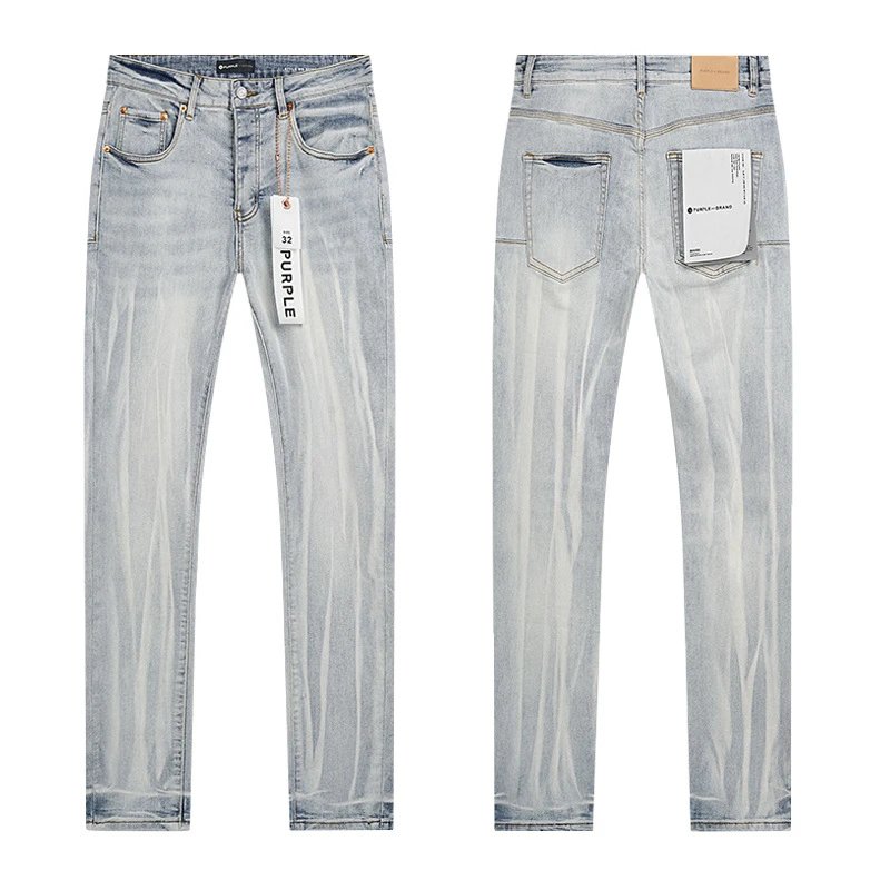 PURPLE BRAND Jeans Distressed and paint-splatter denim — PU165