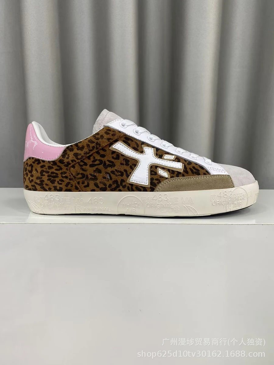 Premiata Sneakers Low-Top Lace-Up with Contrast Logo Appliqué — Figure 4