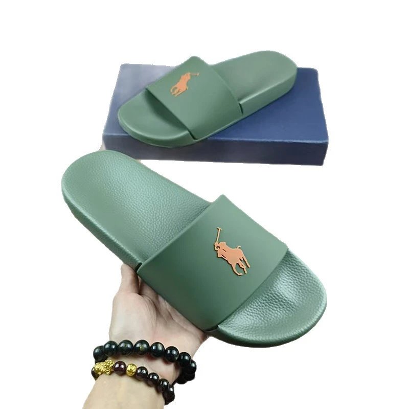 Polo Ralph Lauren Slippers Wide-strap slide with player emblem image 5