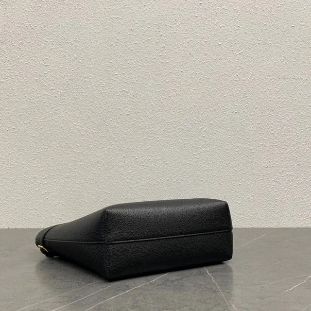 Celine Handbags Triomphe embossed mini tote bag with shoulder strap product detail image 7