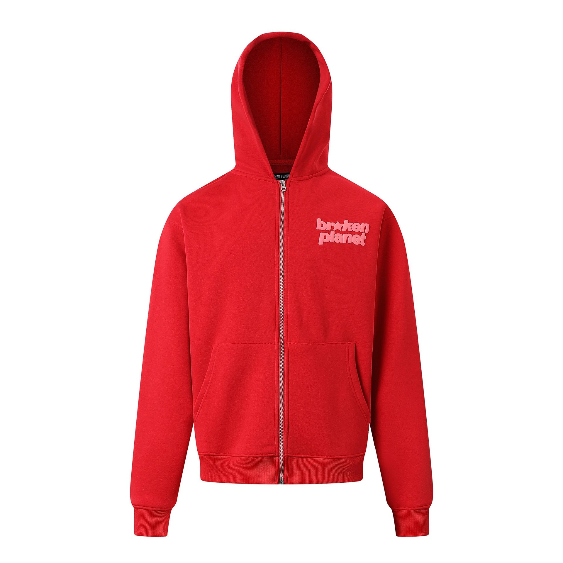 Broken Planet Tracksuits All the Stars Hoodie and Sweatpants Set — B91 Red [Sweatshirt]