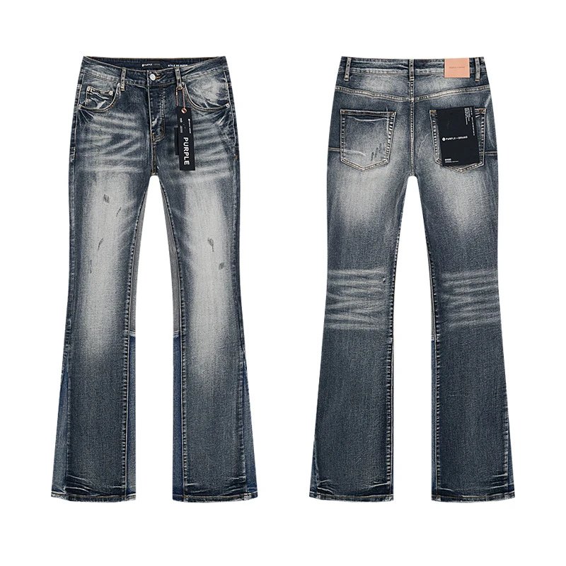PURPLE BRAND Jeans Distressed and paint-splatter denim — PU149