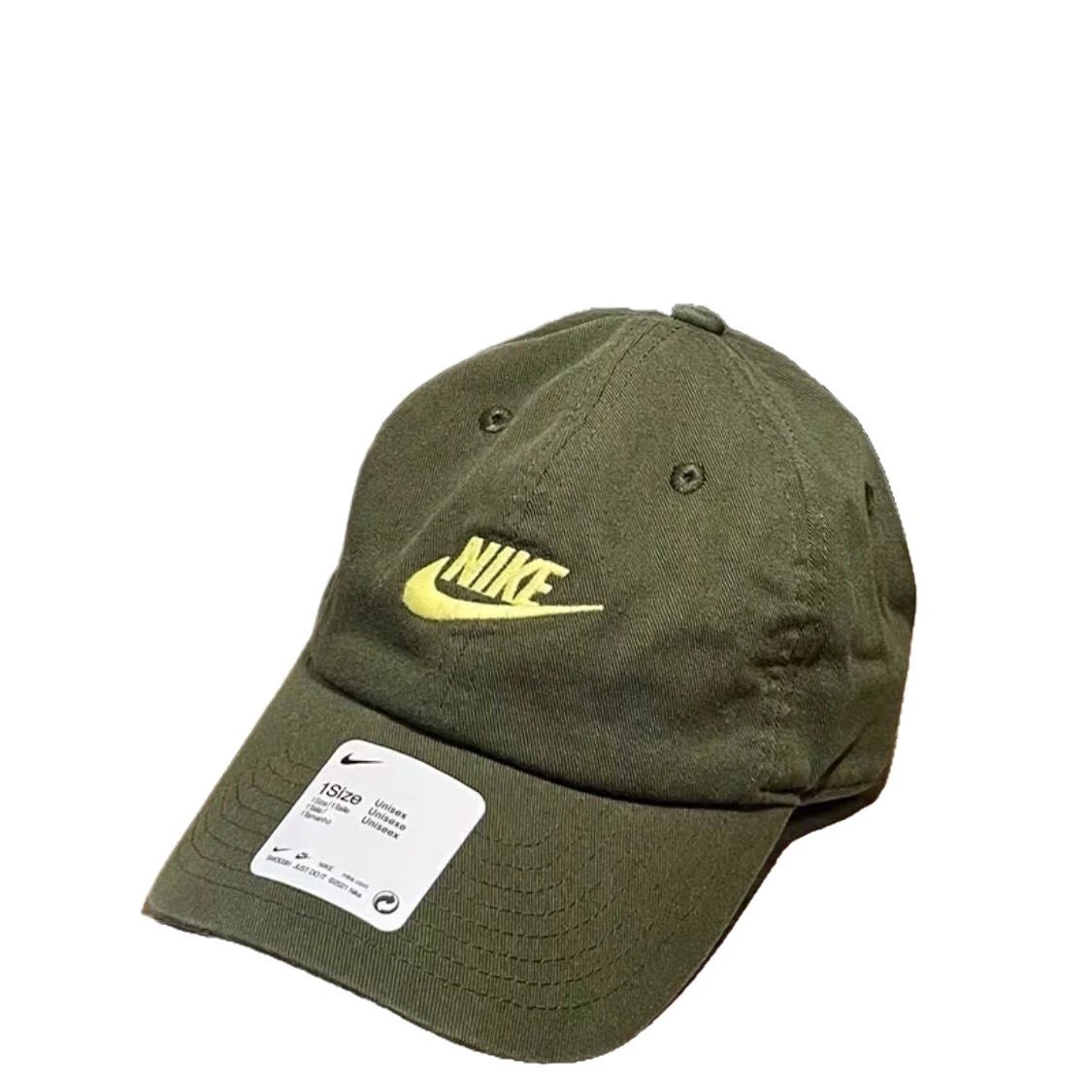 Nike Hats Washed cotton baseball cap with embroidered logo image 5