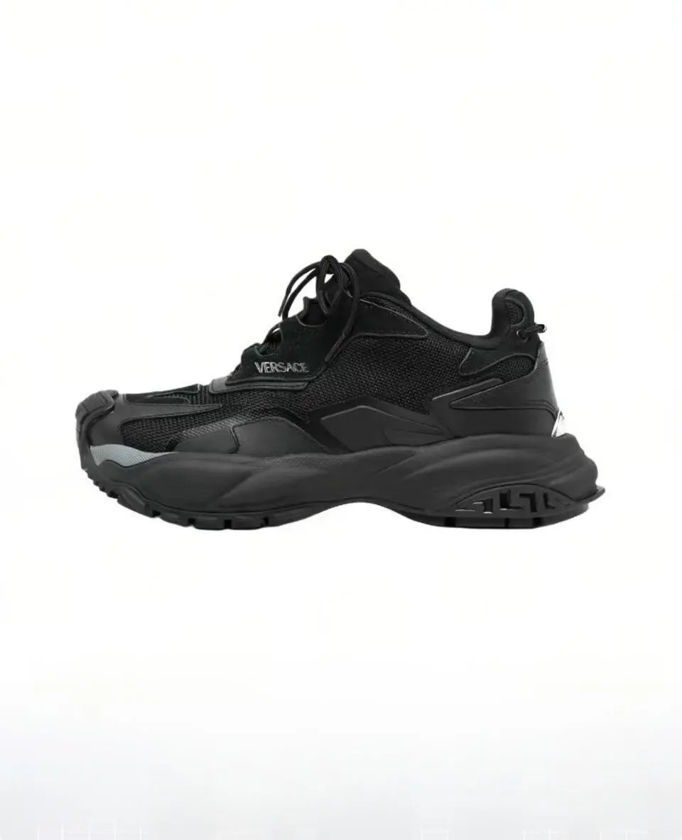Versace Sneakers Squalo chunky — All black