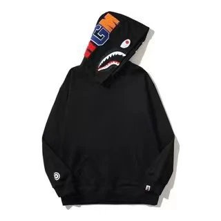 A Bathing Ape Hoodies & Sweatshirts Shark-hood full-zip hoodie with contrast stripe sleeves — 2