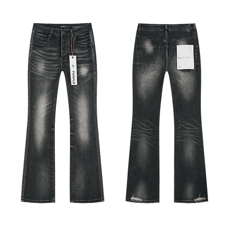 PURPLE BRAND Jeans Distressed and paint-splatter denim — PU167