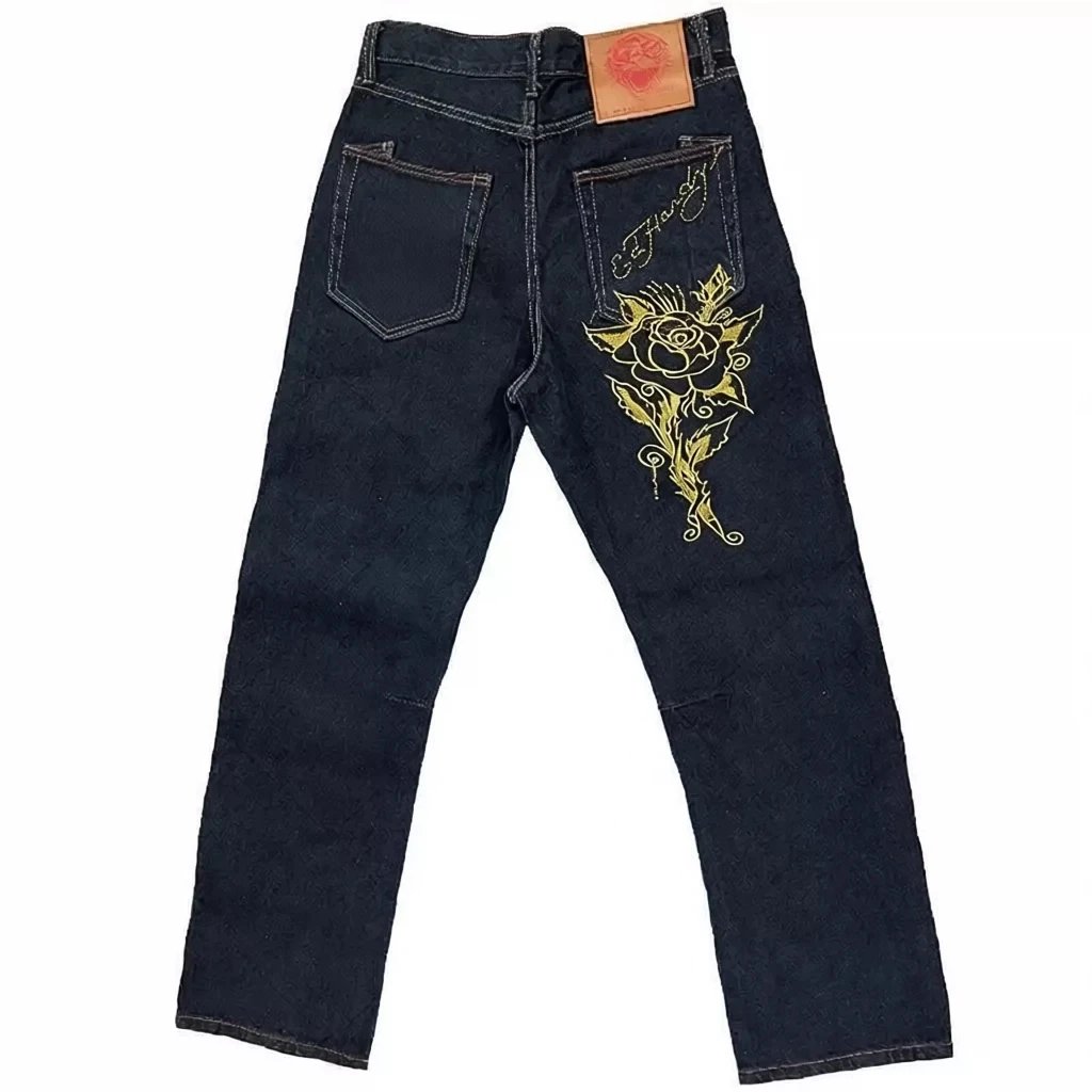 Ed Hardy Jeans Graphic-Print Loose-Fit image 4