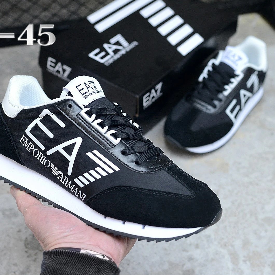 EA7 Emporio Armani Sneakers Low-top lace-up logo image 4