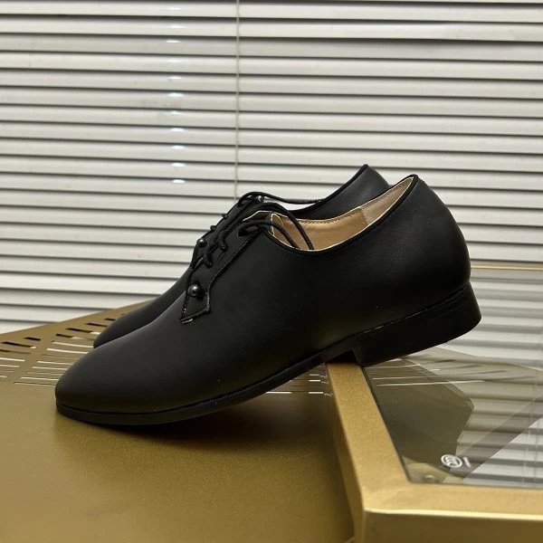 Christian Louboutin Leather Shoes Lace-Up Derby with Round Stud Details image 4