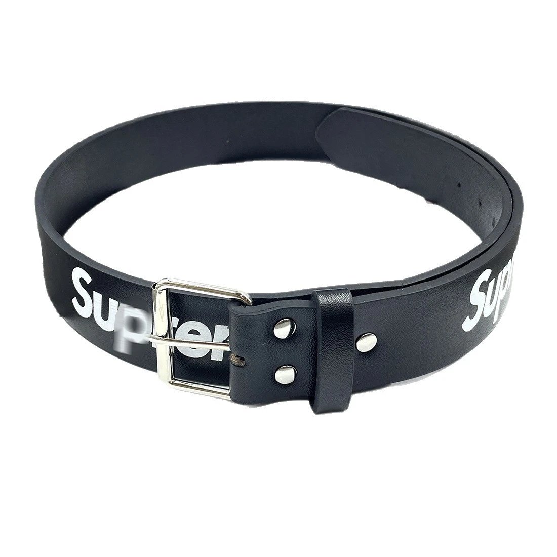 Supreme Belts Logo-Print Metal Buckle Belt image 5