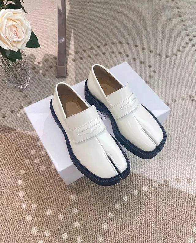 Unbranded Casual Shoes Split-Toe Patent Loafers and Lace-Up product detail image 8