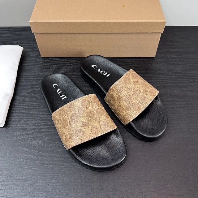 Coach Slippers Monogram Print Slide product detail image 8