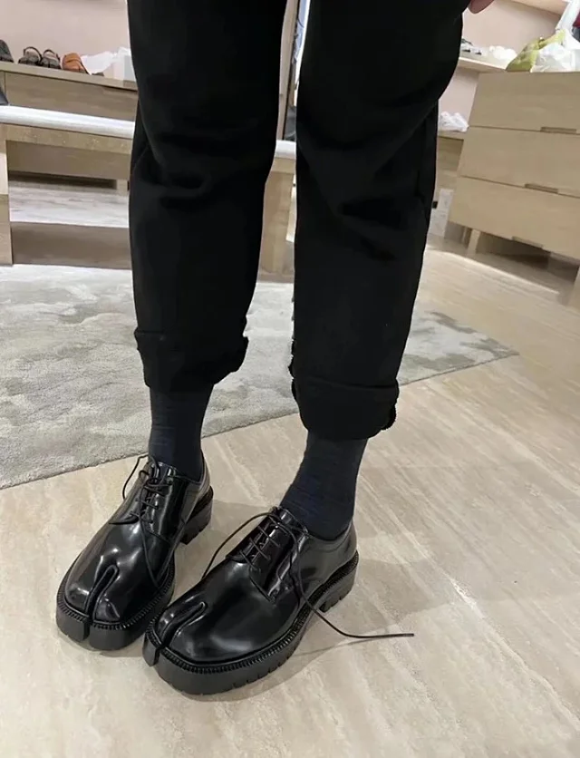 Unbranded Casual Shoes Split-Toe Patent Loafers and Lace-Up product detail image 24