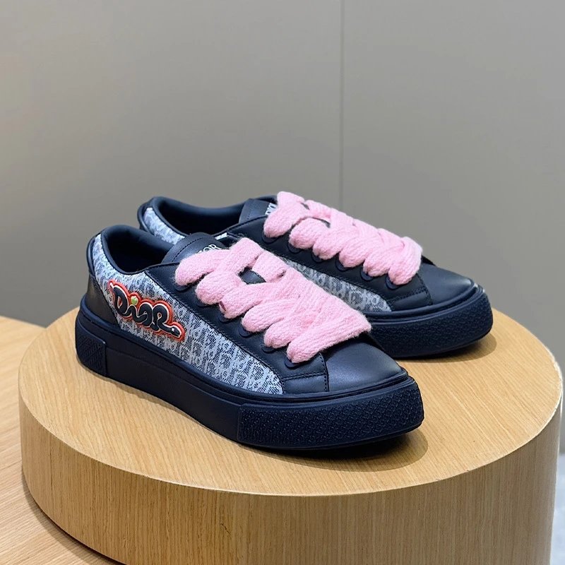 Dior Sneakers Low-Top Logo-Print — 09