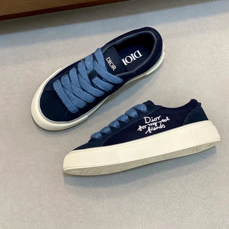 Dior Sneakers Low-Top Logo-Print — 12