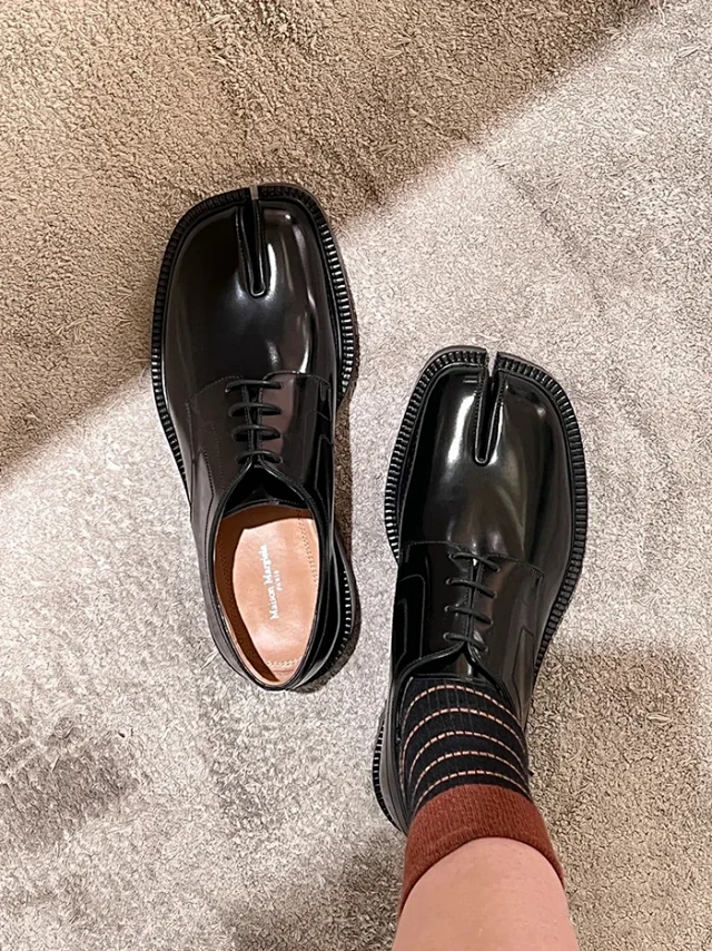 Unbranded Casual Shoes Split-Toe Patent Loafers and Lace-Up product detail image 28