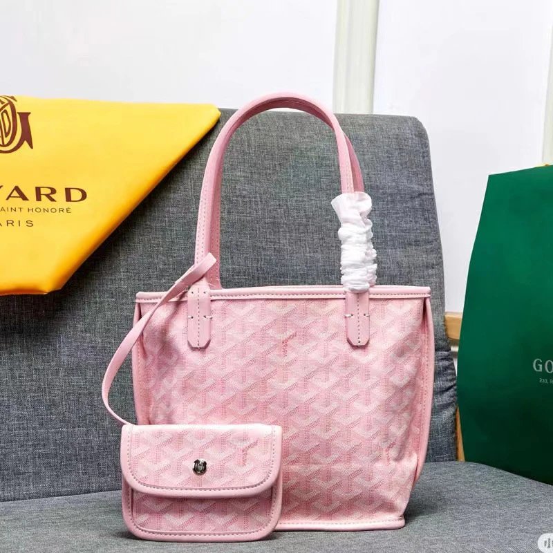 Goyard Handbags Mini tote bag with detachable pouch — Pink