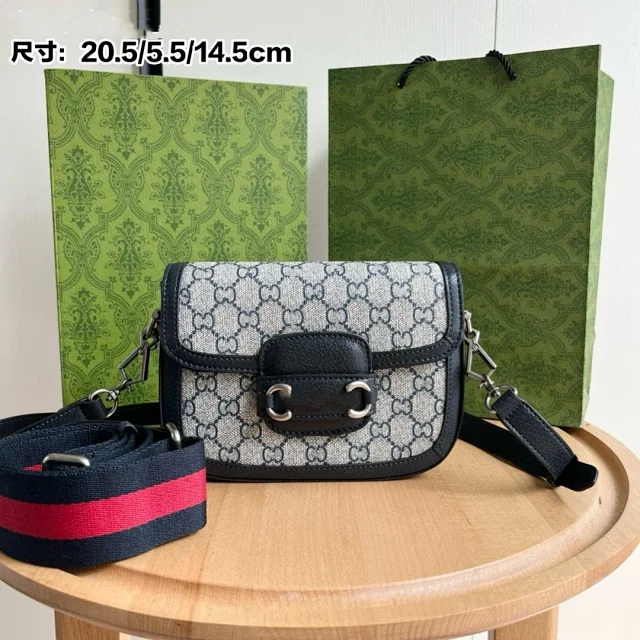 Gucci Crossbody Bags Horsebit 1955 saddle bag product detail image 6