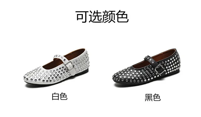 Alaïa Casual Shoes Studded Buckle Mary Jane Flats product detail image 2