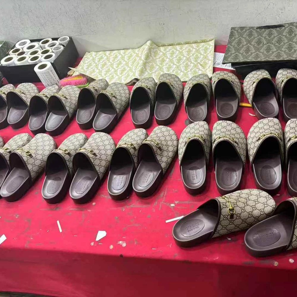 Gucci Slippers GG Monogram Horsebit Mules image 4