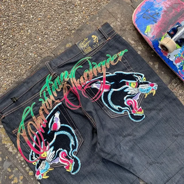 Ed Hardy Jeans Graphic-Print Loose-Fit product detail image 5