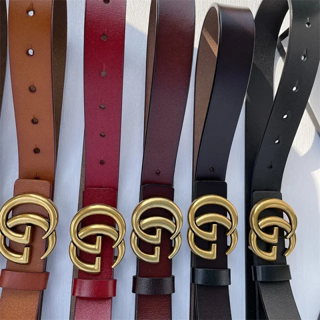 Gucci Belts Double G Buckle Leather Belt product detail image 4