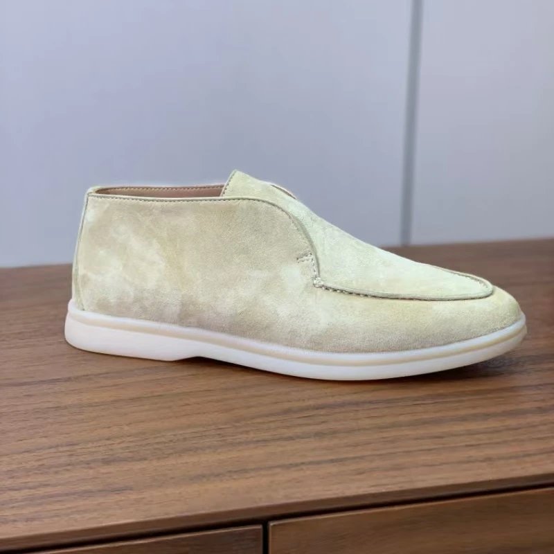 Unbranded Casual Shoes Slip-on moc-toe ankle — lyw Apricot color