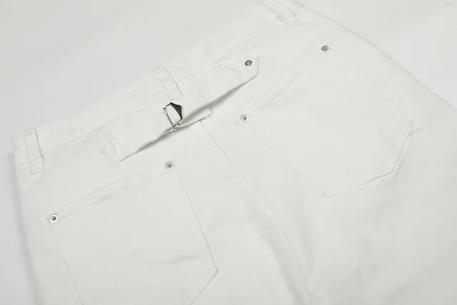 Unbranded Jeans K5621 bootcut with metal horsebit pocket details product detail image 27
