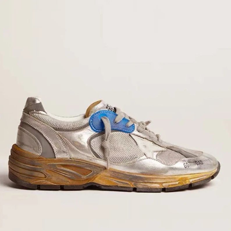 Golden Goose Sneakers Dad-Star distressed lace-up image 3