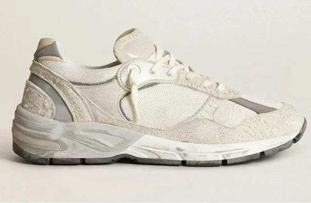 Golden Goose Sneakers Dad-Star distressed lace-up product detail image 2
