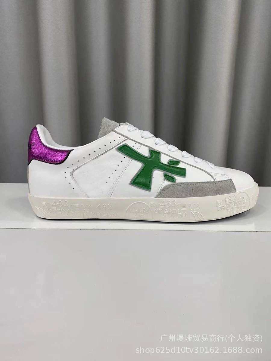 Premiata Sneakers Low-Top Lace-Up with Contrast Logo Appliqué — Figure 9