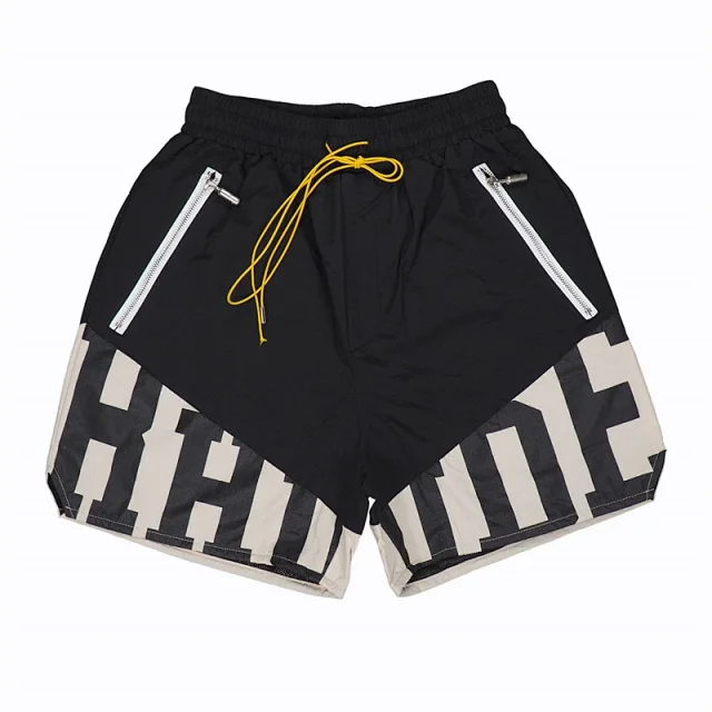 Rhude Shorts Logo-Print Drawstring product detail image 1
