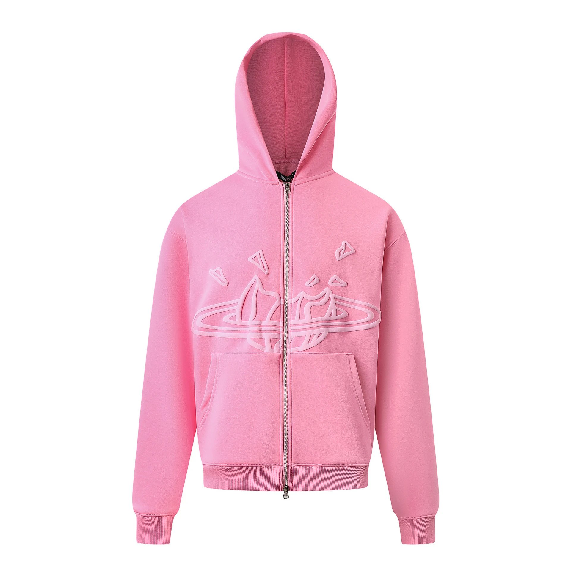 Broken Planet Tracksuits All the Stars Hoodie and Sweatpants Set — 96 Pink [Sweatshirt]