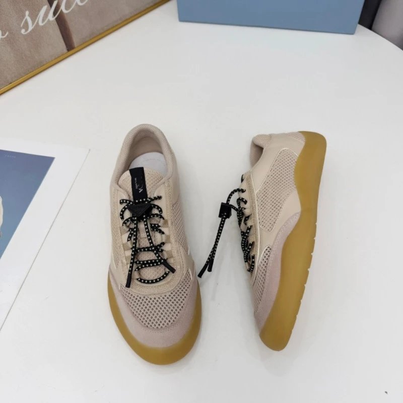 Unbranded Sneakers Low-Top Mesh Lace-Up — Style4