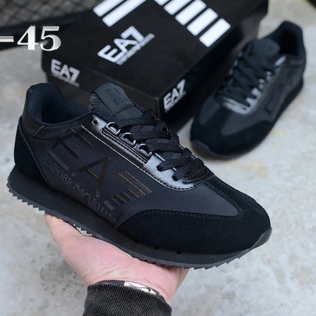 EA7 Emporio Armani Sneakers Low-top lace-up logo image 3