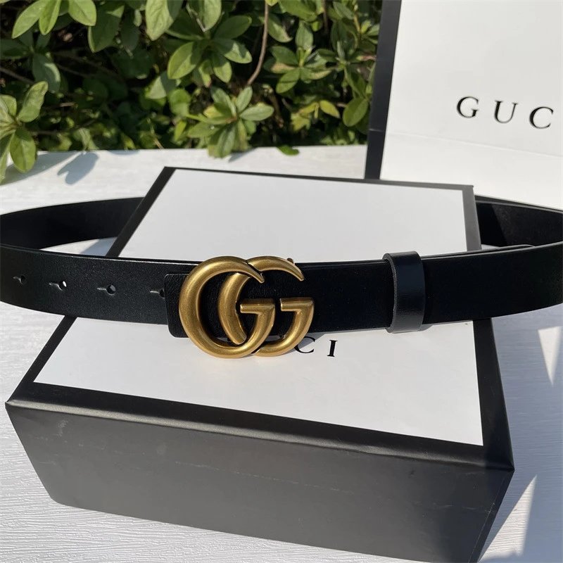 Gucci Belts Double G Buckle Leather Belt image 2