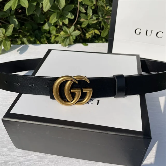 Gucci Belts Double G Buckle Leather Belt product detail image 12