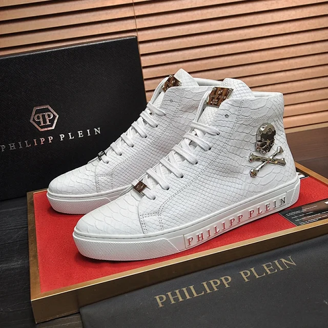 Philipp Plein Sneakers High-Top Snake-Embossed Skull product detail image 4